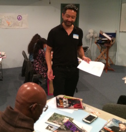 Photo of a vision board workshop.